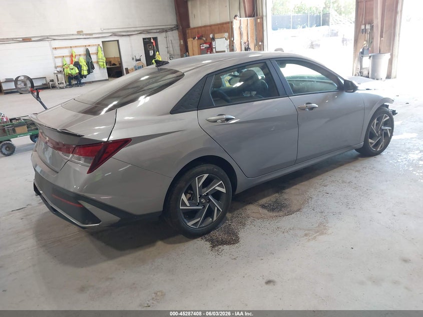 Vin: kmhlm4dg2su883347, lot: 45785244, hyundai elantra sel sport 20254