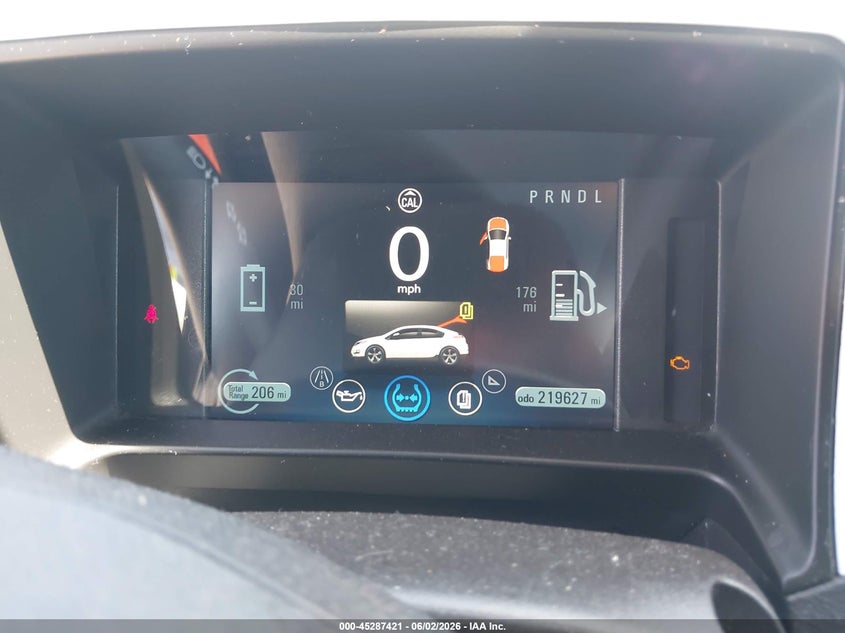 2013 Chevrolet Volt VIN: 1G1RE6E47DU127567 Lot: 45287421
