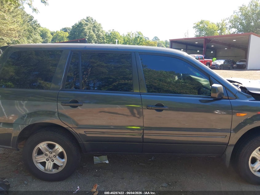 2006 Honda Pilot Lx VIN: 5FNYF18166B025838 Lot: 45287422