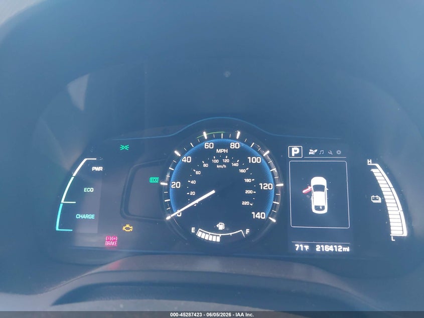 2019 Hyundai Ioniq Hybrid Blue VIN: KMHC65LC9KU145222 Lot: 45287423