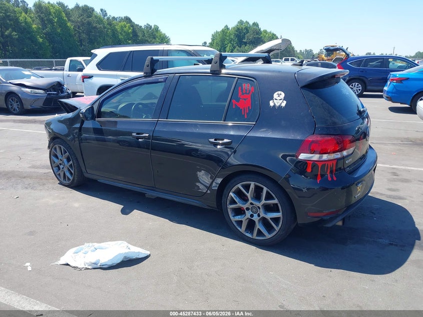 Vin: wvwgd7ajxdw127831, lot: 45785269, volkswagen gti wolfsburg edition 20133