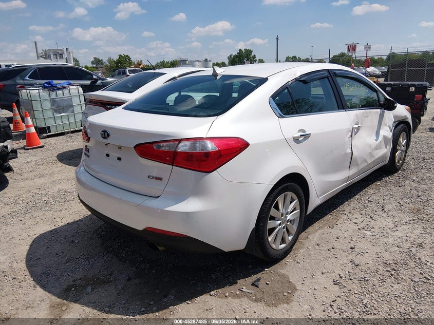 Vin: knafx4a80e5122446, lot: 45785323, kia forte ex 20144