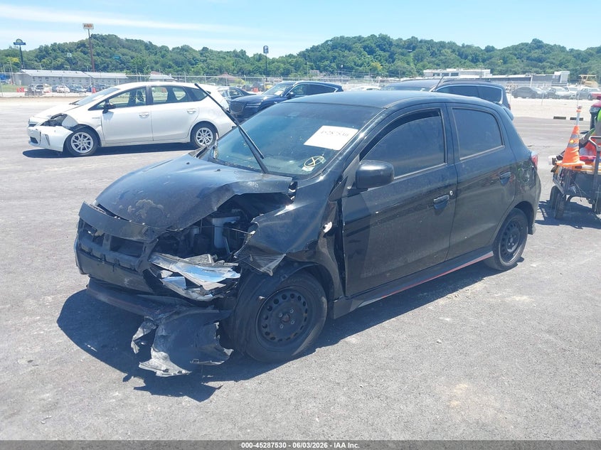 Vin: ml32auhjxmh001239, lot: 45785366, mitsubishi mirage carbonite edition/es/le 20212