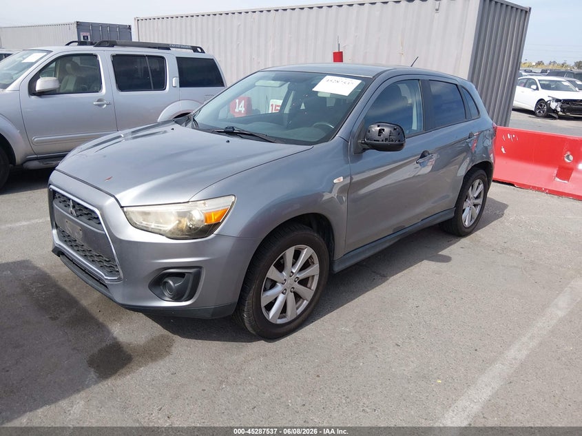 2014 Mitsubishi Outlander Sport Es 4A4AP3AU4EE013663 photo 1