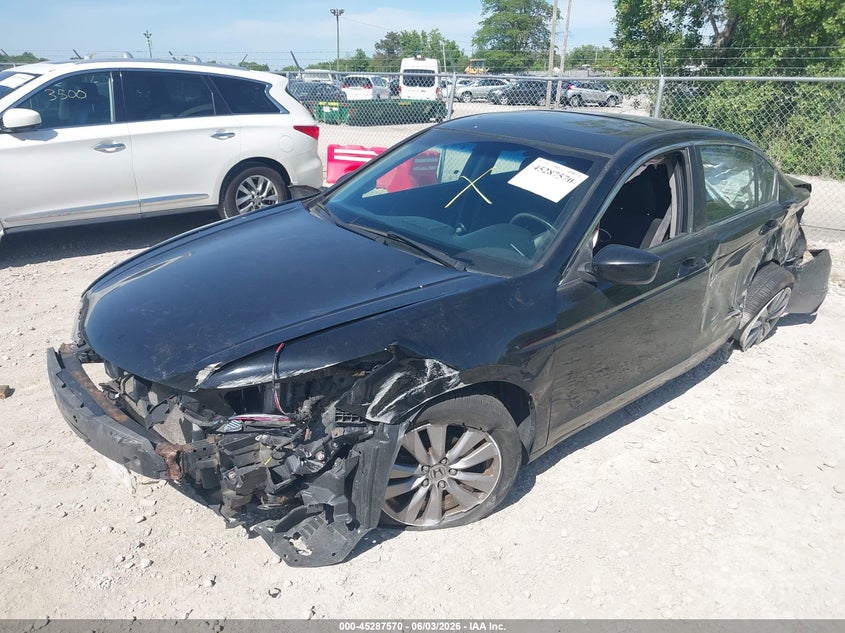 2012 Honda Accord 2.4 2.4 Ex black Lot 111045287570 Vin 1HGCP2F75CA094238