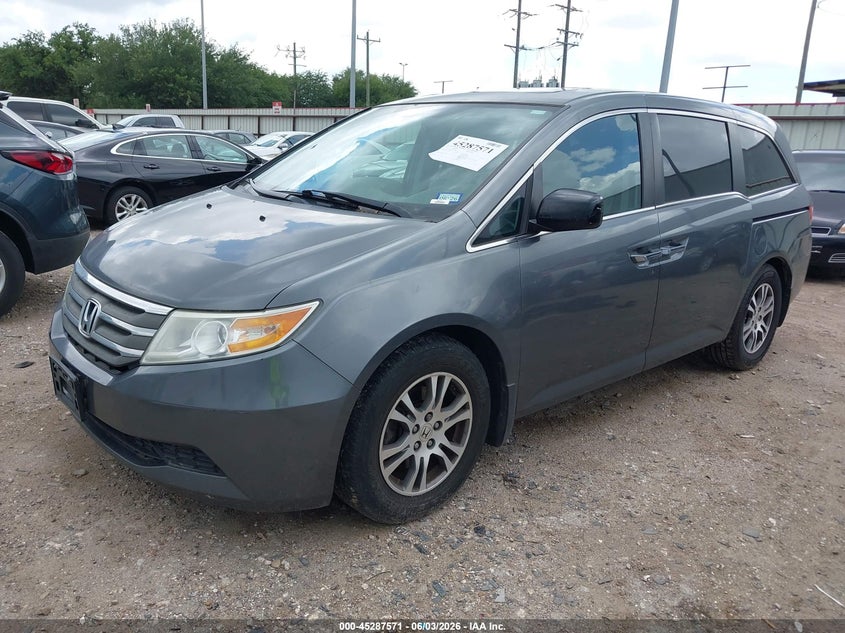 Vin: 5fnrl5h61db016848, lot: 45785407, honda odyssey ex-l 20132