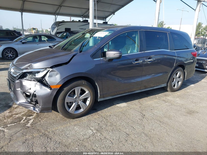 Vin: 5fnrl6h70kb127693, lot: 45785408, honda odyssey ex-l 20192