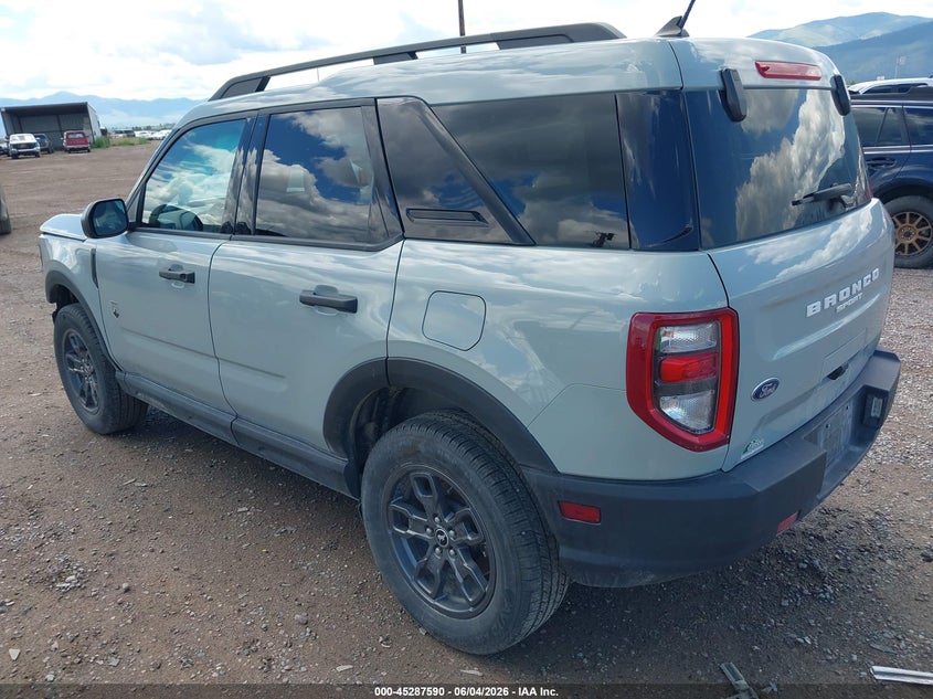 Vin: 3fmcr9b69prd93799, lot: 45785426, ford bronco sport big bend 20233