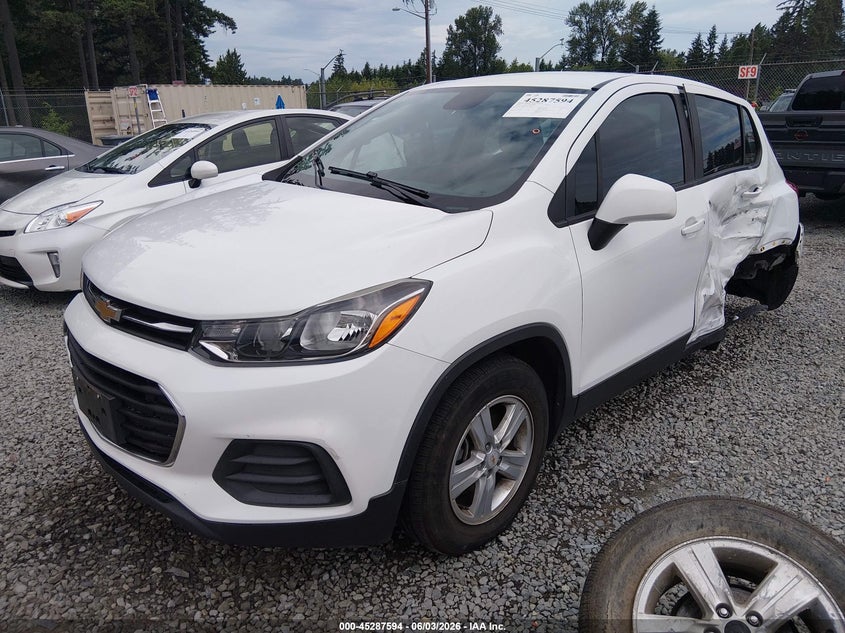 Vin: kl7cjnsbxhb237582, lot: 45785430, chevrolet trax ls 20172