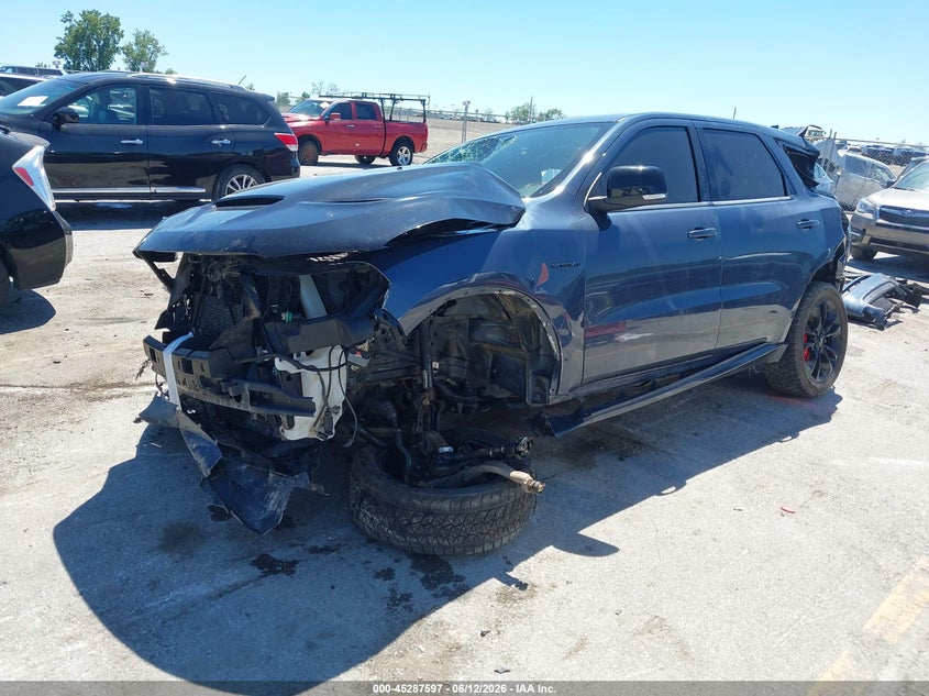 Vin: 1c4sdjct7lc228721, lot: 45785433, dodge durango r/t 20202