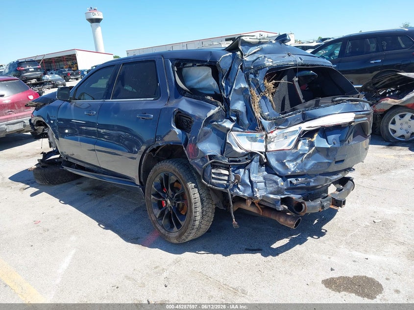 Vin: 1c4sdjct7lc228721, lot: 45785433, dodge durango r/t 20203