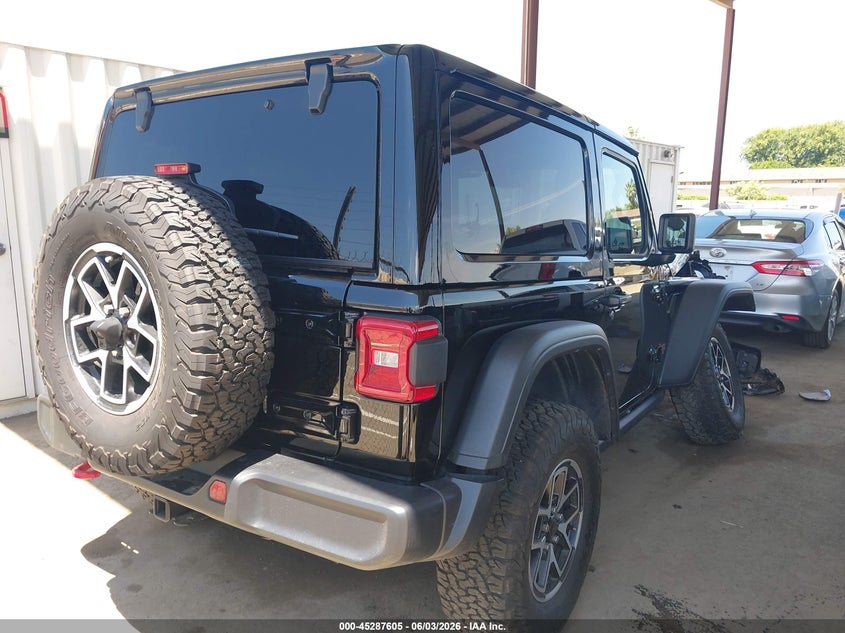 Vin: 1c4pjxcgxsw521076, lot: 45785441, jeep wrangler 2-door rubicon 4x4 20254