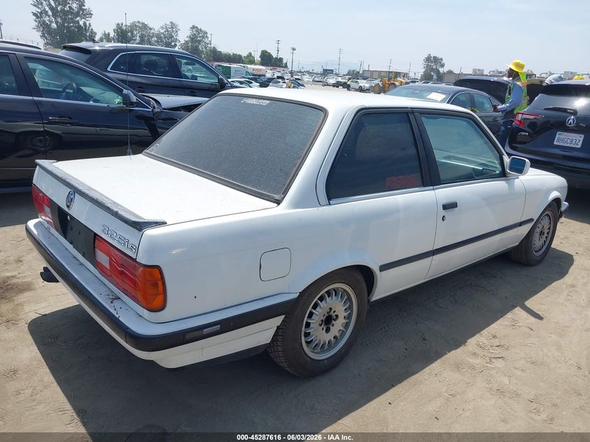 BMW 325 1988 VIN WBAAB6401J8228259