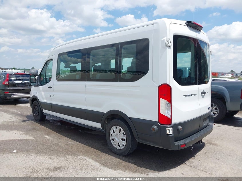 Vin: 1fbax2cm6kkb25543, lot: 45785454, ford transit-350 xlt 20193