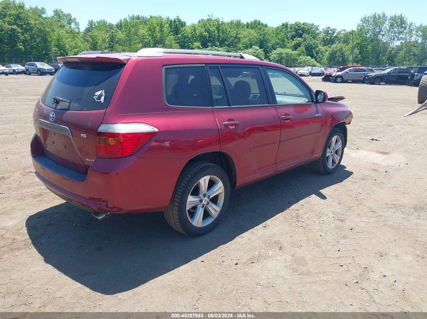 2008 Toyota Highlander Sport VIN: JTEES43A782032337 Lot: 45287665