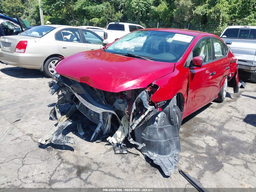 Vin: 3n1ab7ap6el687355, lot: 45785532, nissan sentra s 20142