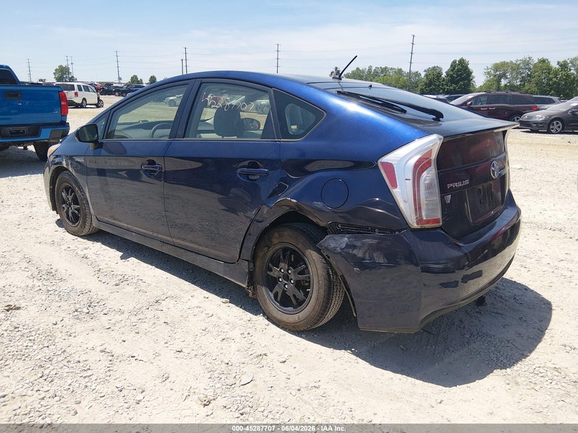 2013 TOYOTA PRIUS auction photo 3