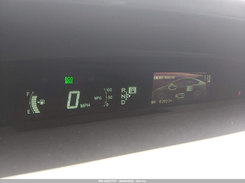 2013 TOYOTA PRIUS auction photo 7