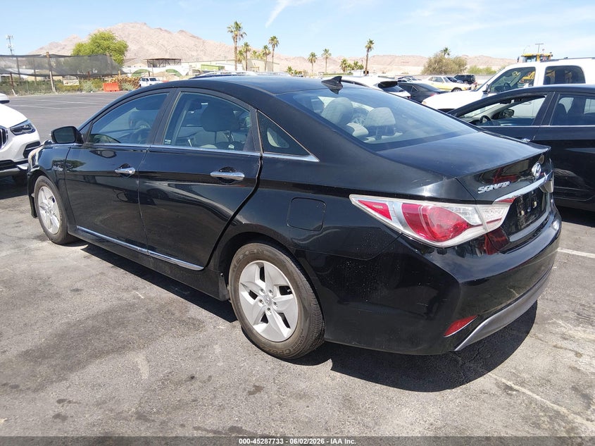 2012 Hyundai Sonata 2.4 Hybrid black Lot 111045287733 Vin KMHEC4A49CA036124