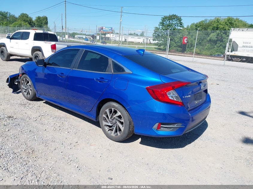 Vin: 2hgfc2f74jh523134, lot: 45785581, honda civic ex 20183