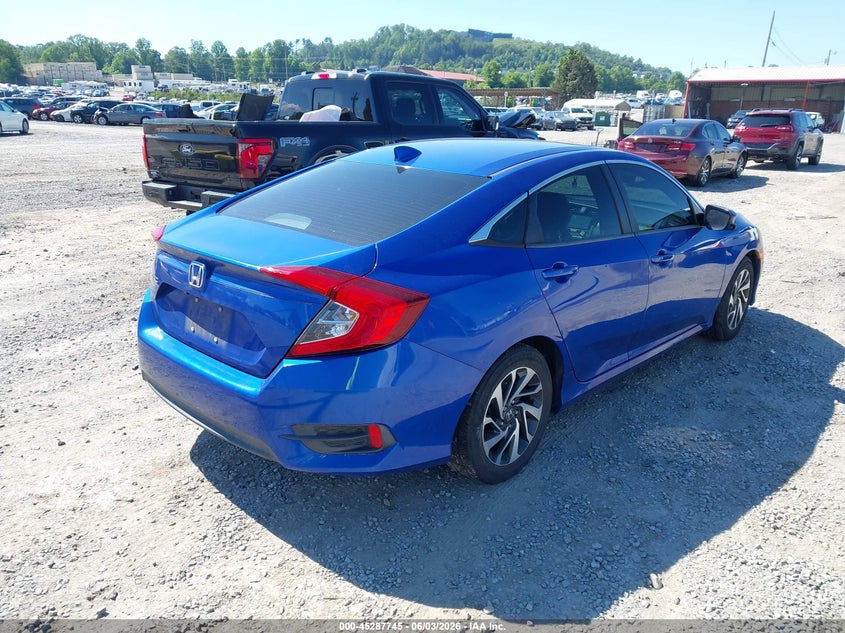 Vin: 2hgfc2f74jh523134, lot: 45785581, honda civic ex 20184