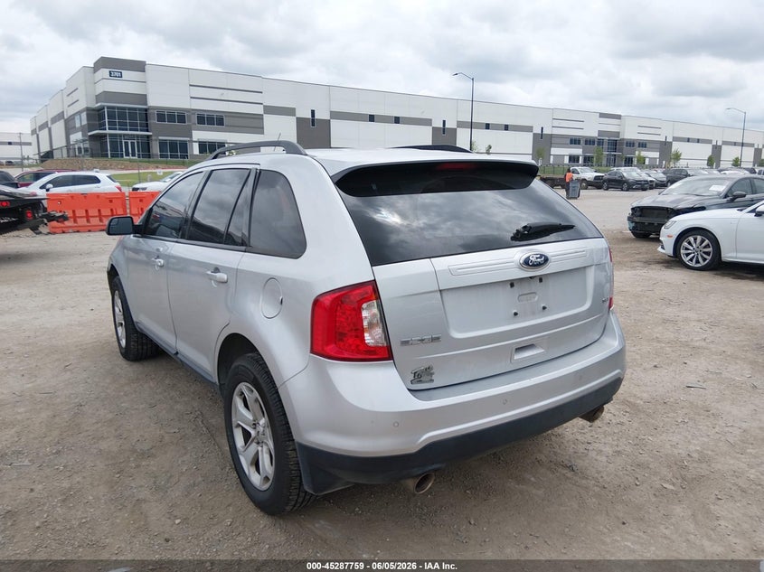 Vin: 2fmdk3jcxdbc66177, lot: 45785595, ford edge sel 20133