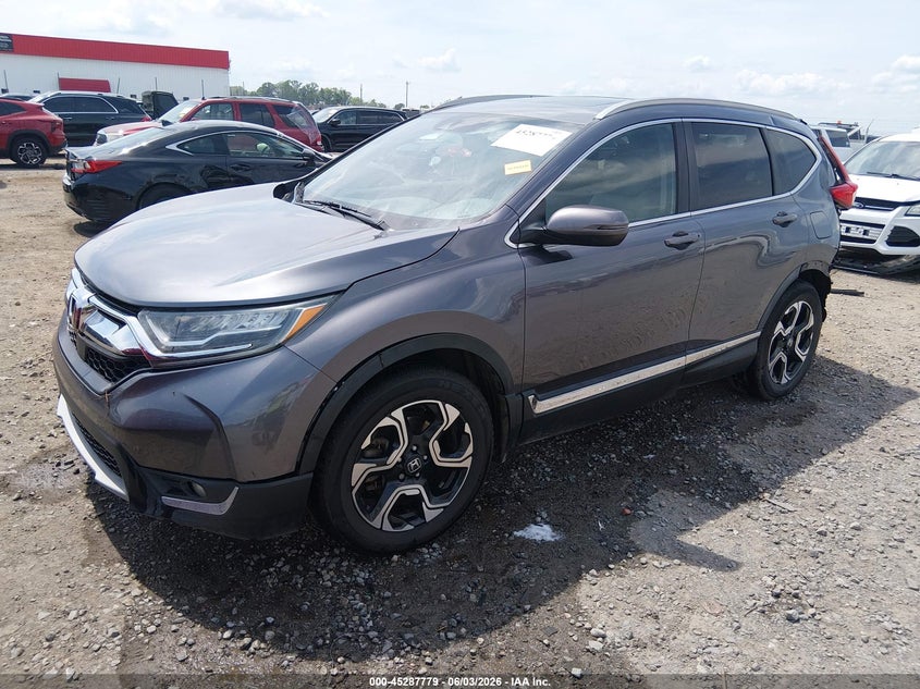 Vin: 7farw1h96je054716, lot: 45785615, honda cr-v touring 20182