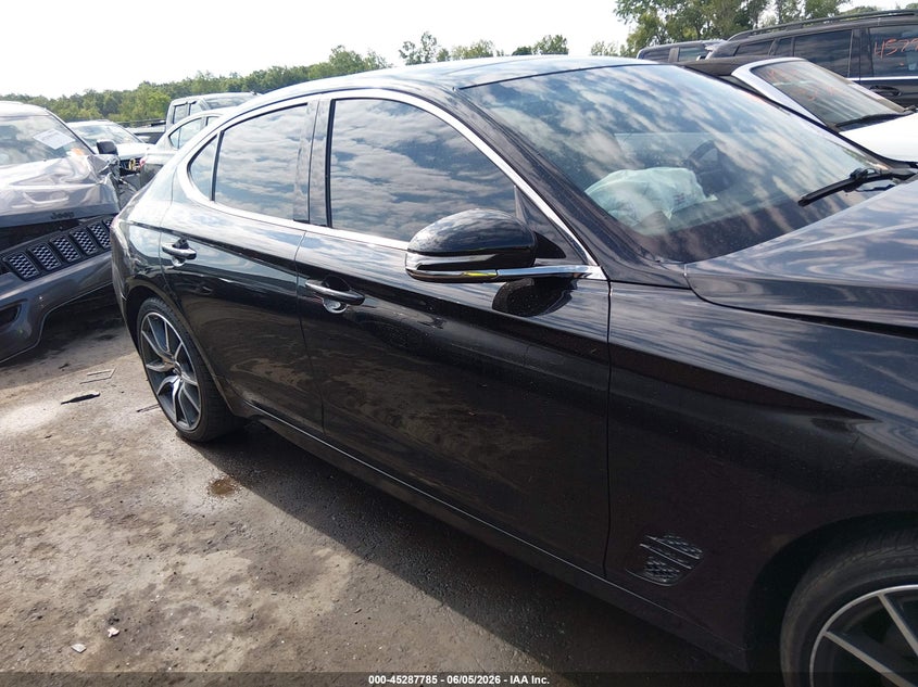 2022 Genesis G70 2.0T Awd VIN: KMTG34TA6NU103250 Lot: 45287785