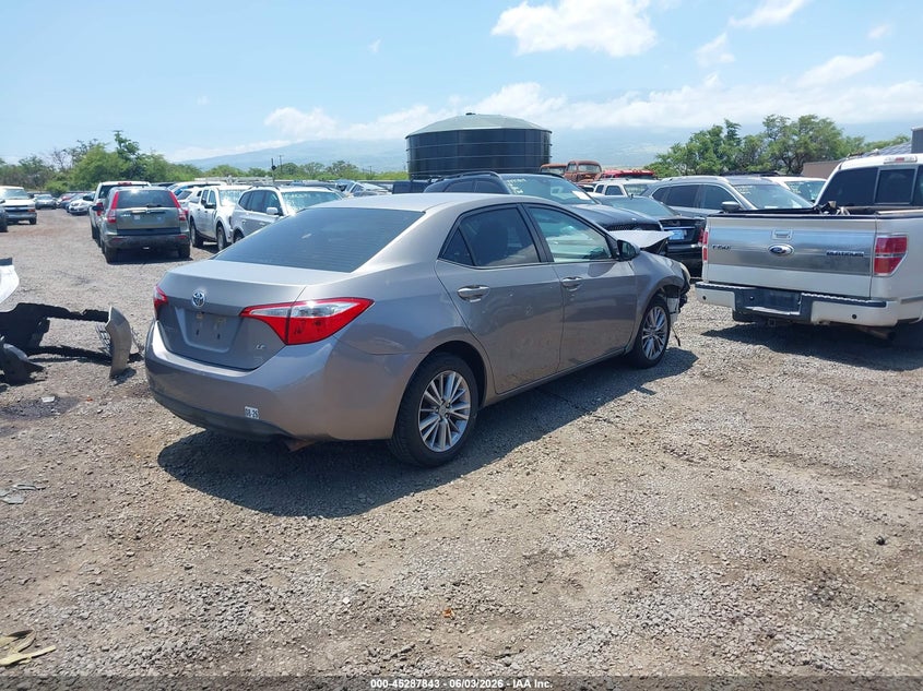 Vin: 5yfburhe2ep138217, lot: 45785678, toyota corolla le/le plus/le premium 20144