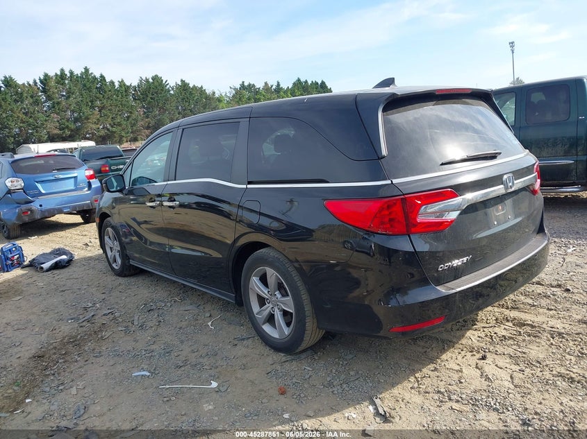Vin: 5fnrl6h74kb129432, lot: 45785687, honda odyssey ex-l 20193