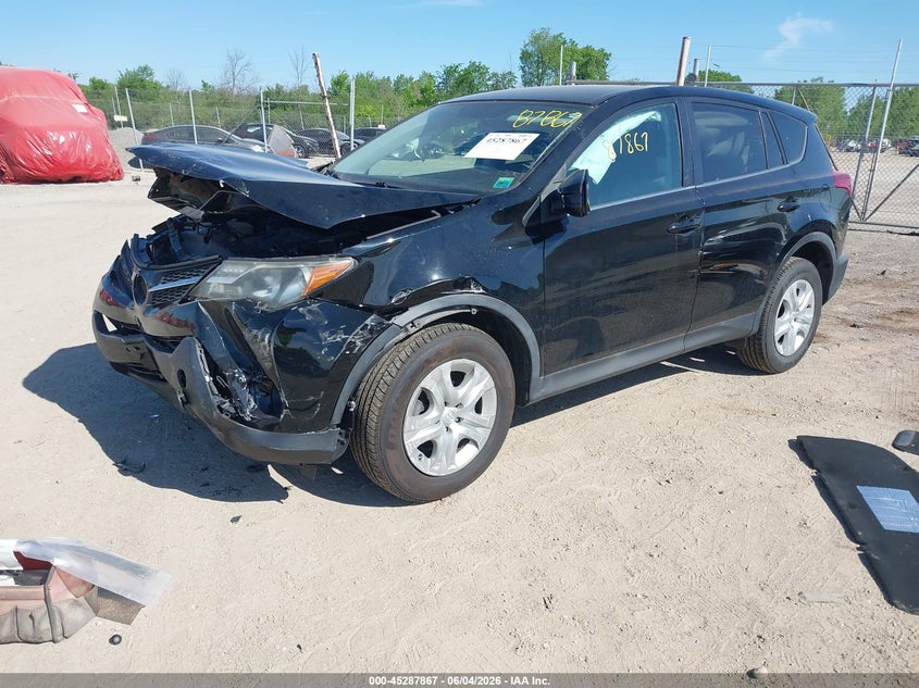 Vin: 2t3bfrev2fw376719, lot: 45785702, toyota rav4 le 20152