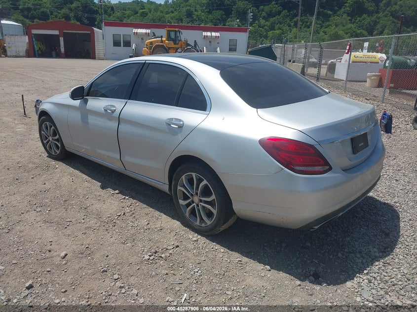 Vin: 55swf4kb9fu072659, lot: 45785742, mercedes-benz c 300 4matic 20153