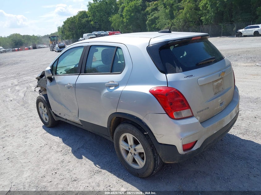 Vin: kl7cjnsb5hb141505, lot: 45785756, chevrolet trax ls 20173