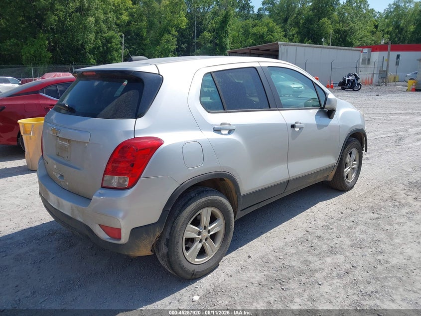 Vin: kl7cjnsb5hb141505, lot: 45785756, chevrolet trax ls 20174