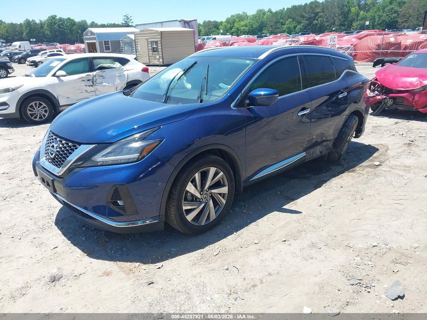 Vin: 5n1az2cj2ln139818, lot: 45785757, nissan murano sl fwd 20202