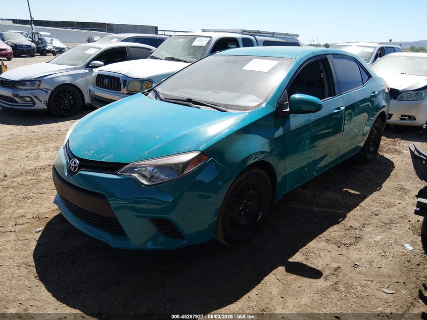 2014 Toyota Corolla Le 5YFBURHE7EP065216 photo 1