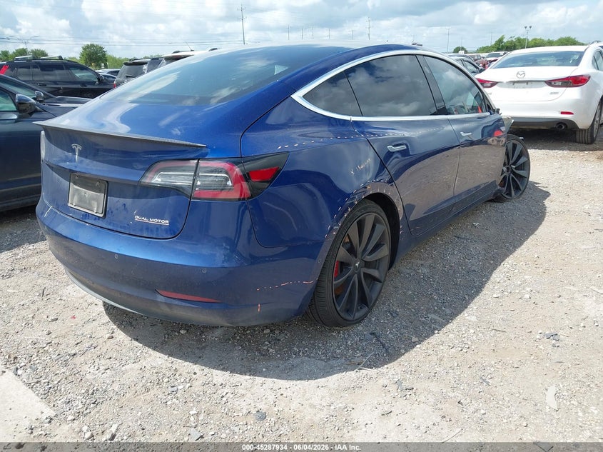 Vin: 5yj3e1ecxlf647048, lot: 45785769, tesla model 3 performance dual motor all-wheel drive 20204