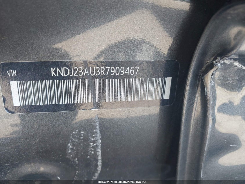 2024 Kia Soul Lx VIN: KNDJ23AU3R7909467 Lot: 45287933