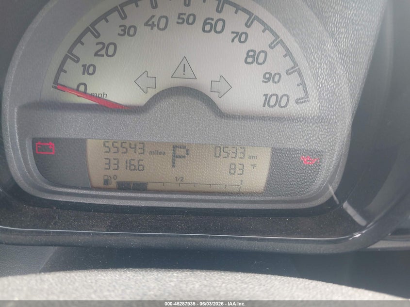 2010 Smart Fortwo Passion/Pure VIN: WMEEJ3BAXAK362287 Lot: 45287935
