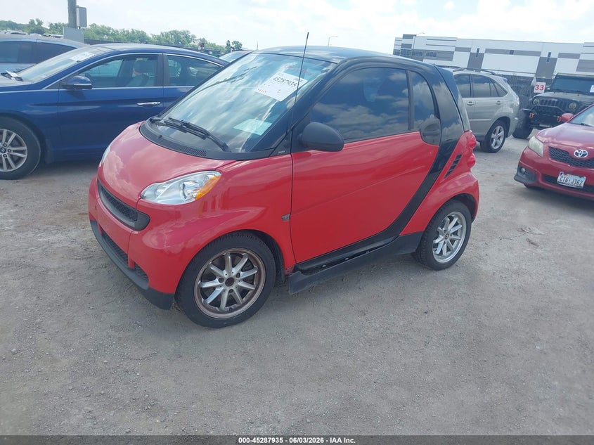 Vin: wmeej3baxak362287, lot: 45785771, smart fortwo passion/pure 20102