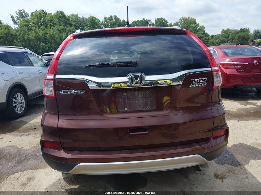 2015 HONDA CR-V SPORT UTILITY VEHICLE 2.4L I-4 DI, DOHC, VVT, 185HP