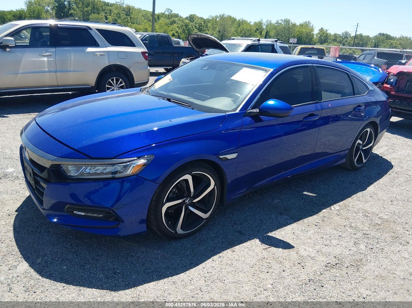 Vin: 1hgcv2f37ka015542, lot: 45785812, honda accord sport 2.0t 20192