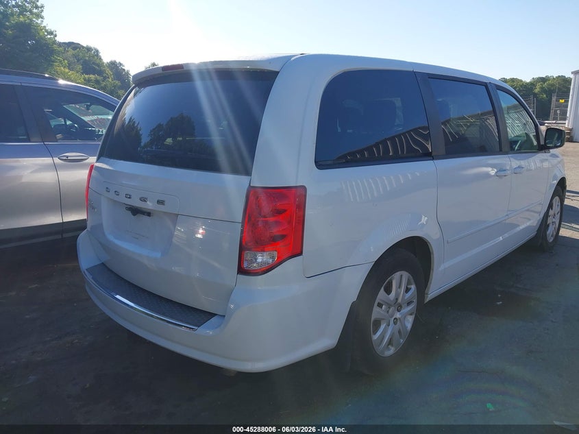Vin: 2c4rdgbg9er378751, lot: 45785842, dodge grand caravan se 20144
