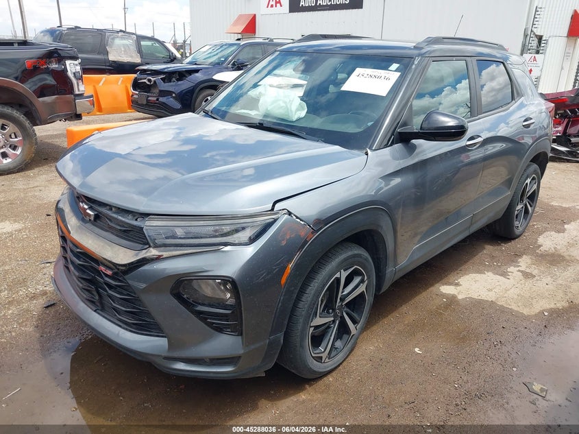 Vin: kl79mtsl4mb092614, lot: 45785872, chevrolet trailblazer fwd rs 20212
