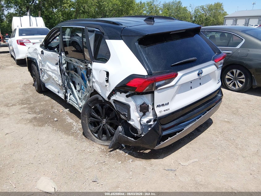 Vin: 4t3e6rfv0pu107177, lot: 45785880, toyota rav4 hybrid xse 20233