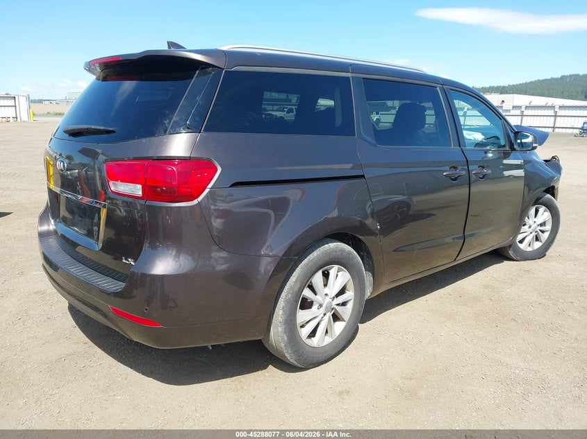 Vin: kndmb5c14h6340094, lot: 45785913, kia sedona lx 20174