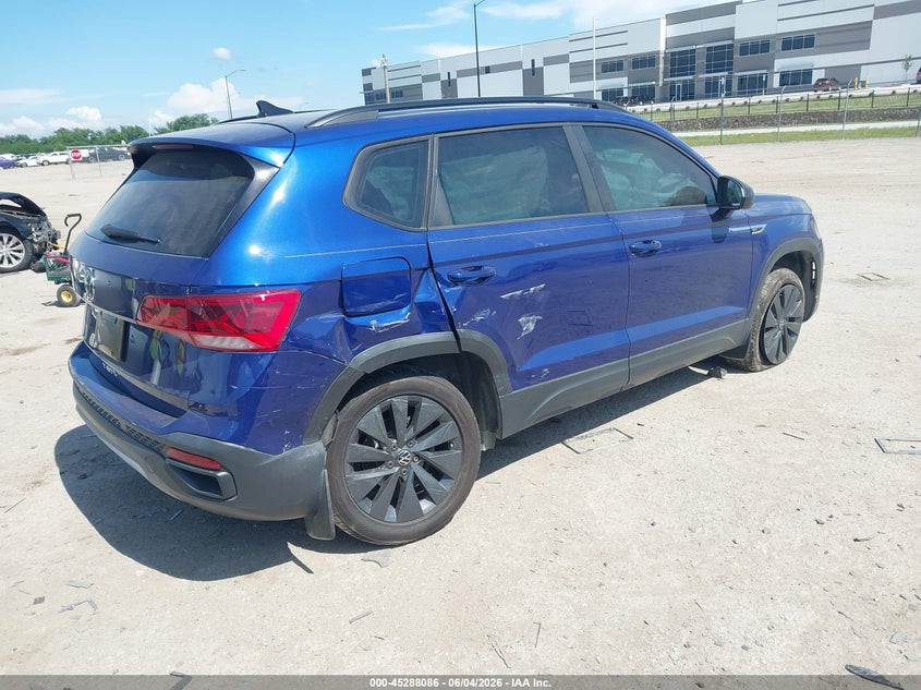 Vin: 3vvcx7b21pm322378, lot: 45785922, volkswagen taos 1.5t s 20234