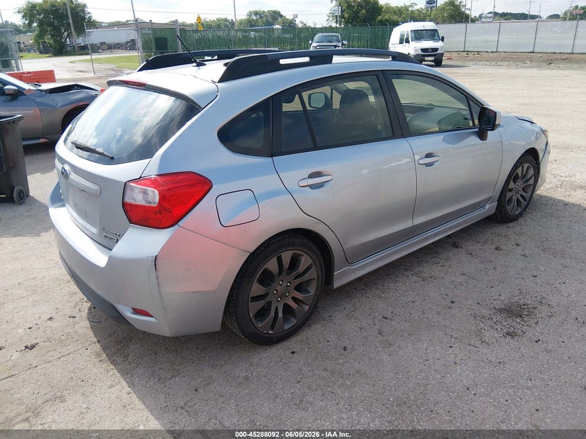 Vin: jf1gpal60ch232867, lot: 45785928, subaru impreza 2.0i sport premium 20124