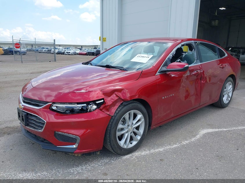 Vin: 1g1ze5st6gf312708, lot: 45785954, chevrolet malibu 1lt 20162