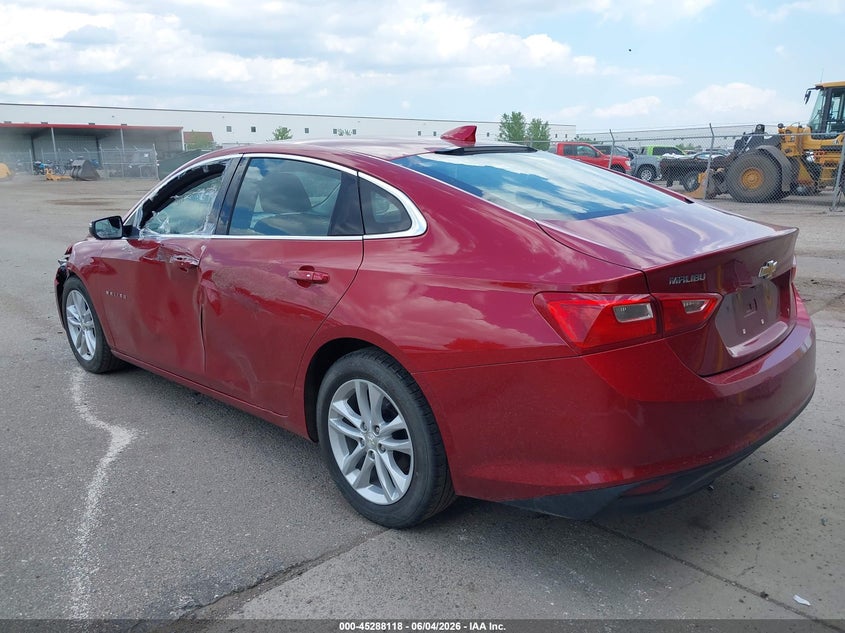 Vin: 1g1ze5st6gf312708, lot: 45785954, chevrolet malibu 1lt 20163